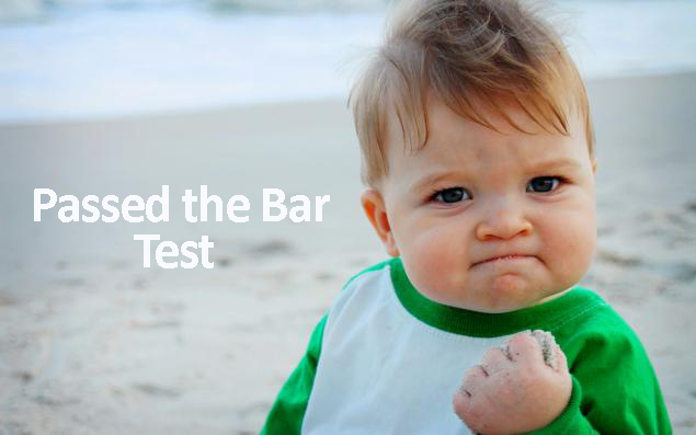 Passed the bar test