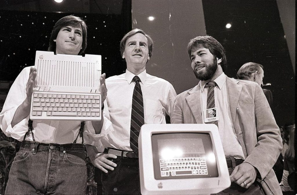 Steve Jobs, Steve Wozniak and Ronald Wayne