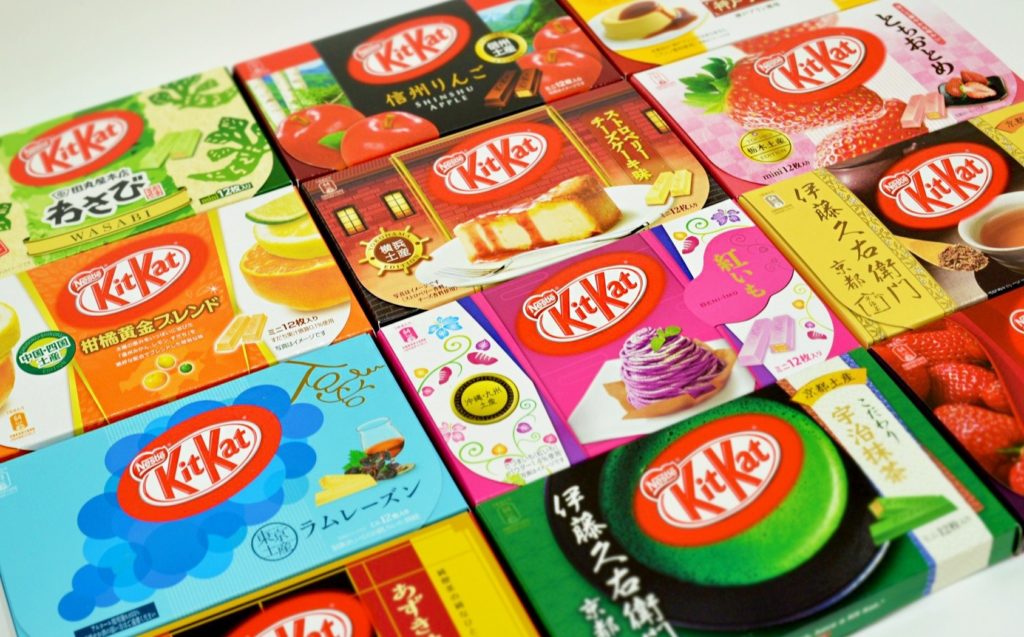 300 flavors of kit kat in japan