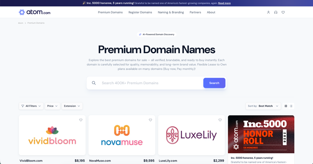 5 Best Places to Buy Premium Domain Names in 2026 image
